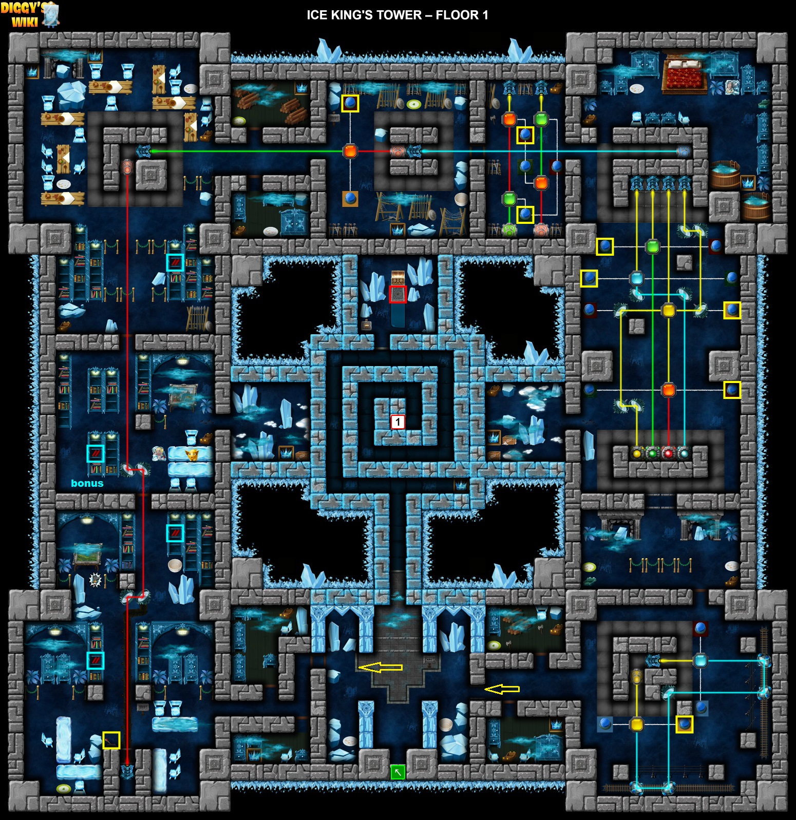 Ice King's Tower Ice King Remastered Diggy's Adventure Diggy's Guide